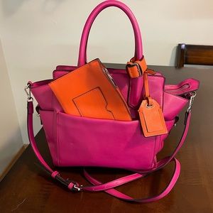 Reed Krakoff Atlantique Medium Satchel Pink/Orange Perfect Size